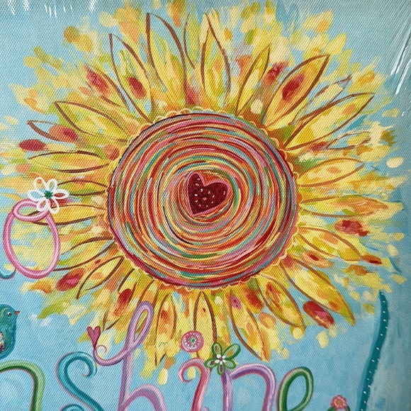Hello Sunshine Canvas NWT - Picture 4 of 7